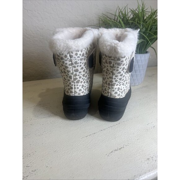Cat & Jack Toddler Girls Size 8 Thermolite Faux Fur Frankie Winter Boots - Picture 4 of 10